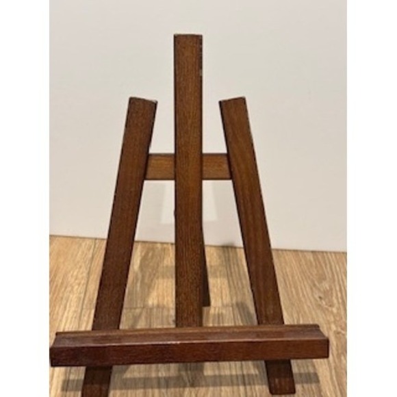 Wooden Display Easel Tabletop Large Art Stand Photo Holder Dark Brown - Picture 12 of 12